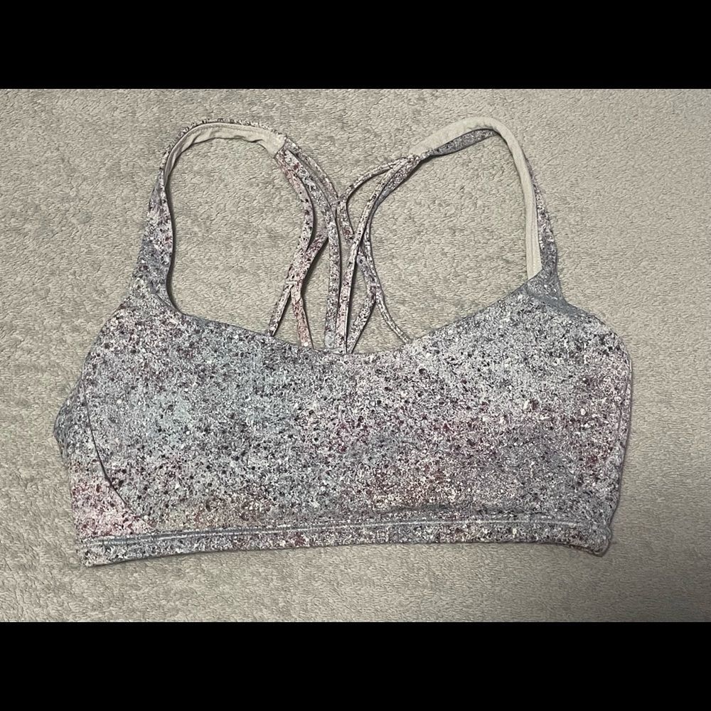 Lululemon free to be zen bra size 4 in summer haze multi good condition - Picture 2 of 5